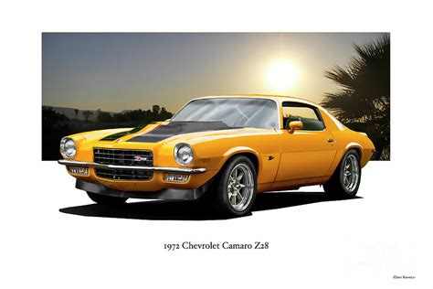 1972 Chevrolet Camaro Z28 Photograph by Dave Koontz - Fine Art America