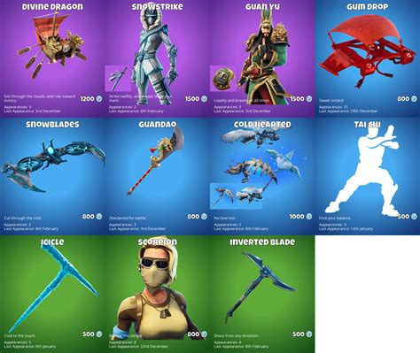 Fortnite Item Shop 9th February - All Fortnite Skins & Cosmetics - Fortnite Insider