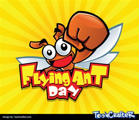 Flying Ant Day - Mascot Logo by hackerkuper on DeviantArt