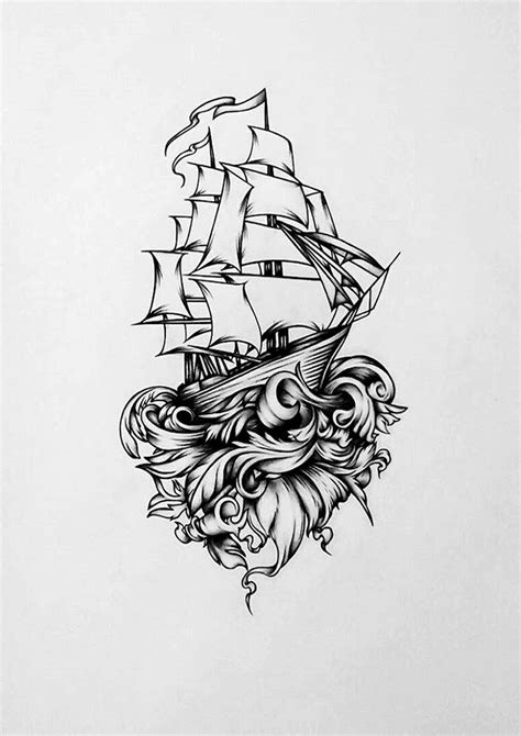 Pin by Tanaya on Tat ideas | Ship tattoo, Boat tattoo, Nautical tattoo