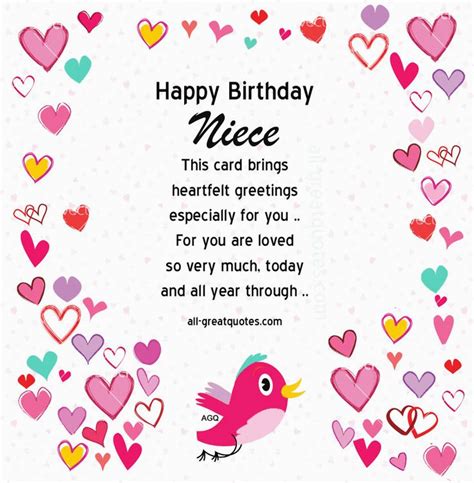 Niece Birthday Cards for Facebook Gallery Quotes Happy Birthday Niece | BirthdayBuzz