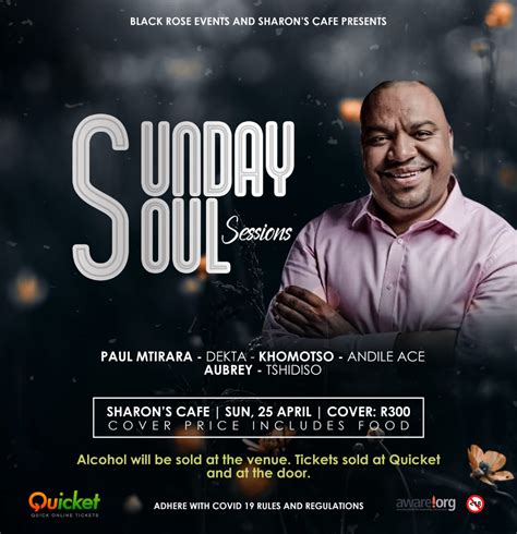 Book tickets for Sunday Soul Sessions (Cape Town)