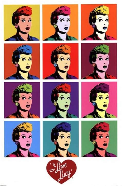 I Love Lucy - Pop Art Poster (24 x 36) - Walmart.com