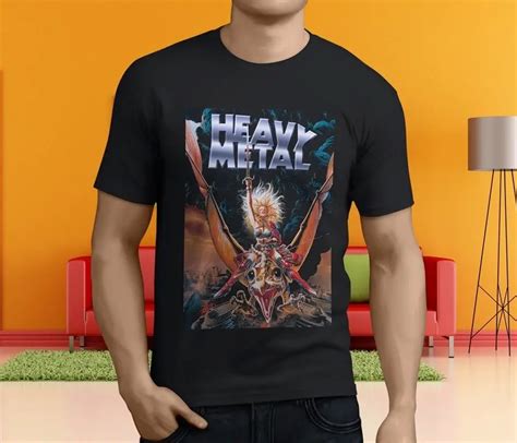 New Popular Heavy Metal Vintage Movie Poster Men'S Black T Shirt Size S ...