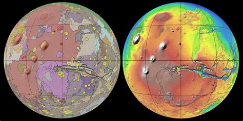 A Beautifully Detailed New Geologic Map of Mars | WIRED