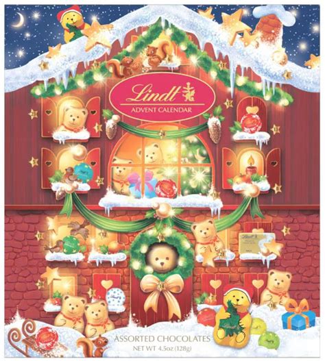 Lindt Chocolate Holiday Bear Advent Calendar