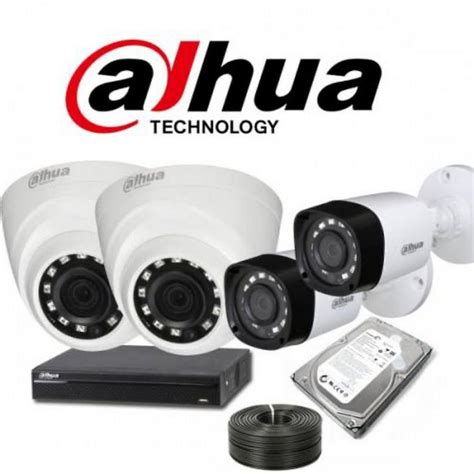 Dahua A complete (HD) 1080P 4 Camera installation Kit | Instok Kenya