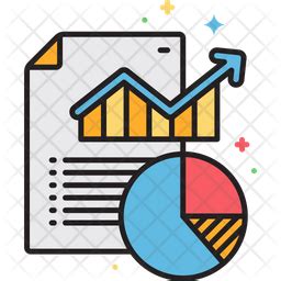 Data analysis Icon - Download in Colored Outline Style