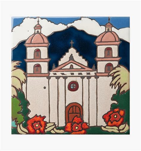 Old Mission Santa barbara | Santa barbara mission, Tile art, Old ...