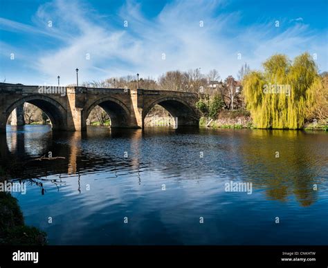 Yarm Bridge over the River Tees, Cleveland Stock Photo - Alamy