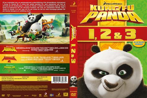 Kung Fu Panda - Samlingsbox - 1, 2 & 3 dvd cover (2016) R2 Nordic