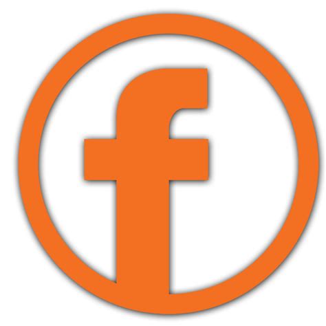 Orange Facebook Icon at Vectorified.com | Collection of Orange Facebook Icon free for personal use