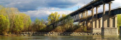 Bridge Over the River - Giurgiu - Ruse Friendship Bridge Over Danube ...