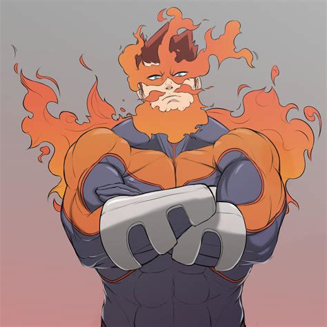 Endeavor Fanart I did Last month in hype of the last episode : r/BokuNoHeroAcademia