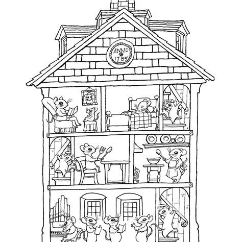 haunted house coloring pages - Google Search | House colouring pages ...