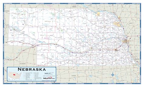 Nebraska County Map With Roads - What Is A Map Scale