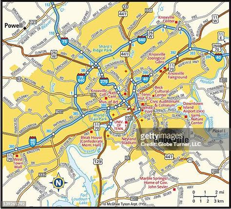 Knoxville City Map Photos and Premium High Res Pictures - Getty Images