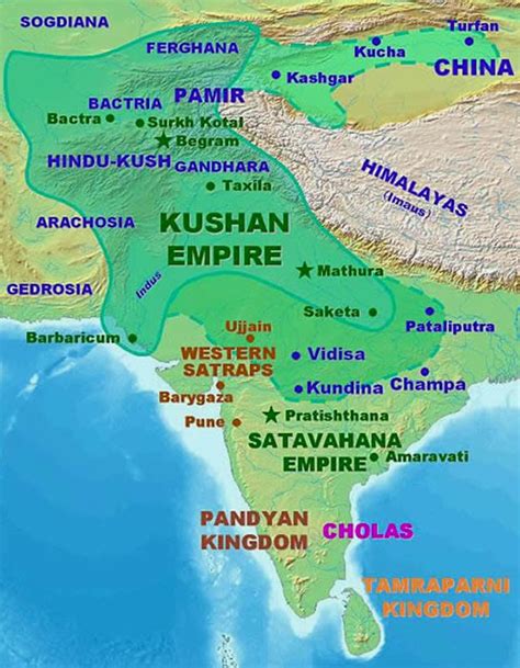 Picture Information: Map of Kushan Empire