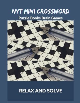 NYT Mini Crossword Puzzle Books Brain Games Relax And Solve: Word Search Books Travel Size, A ...