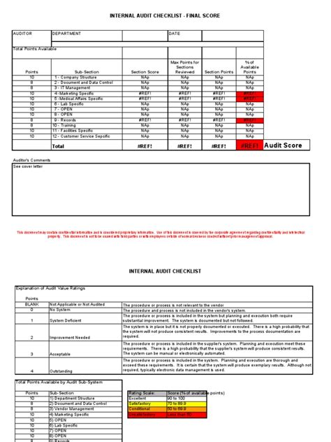 External Audit Checklist | PDF | Audit | Information Security