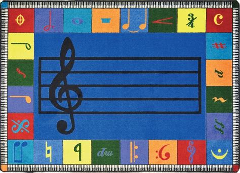 Noteworthy Music Rug | Music Note Classroom Rug