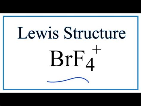 Lewis Structure Of Brf4+ - Drawing Easy