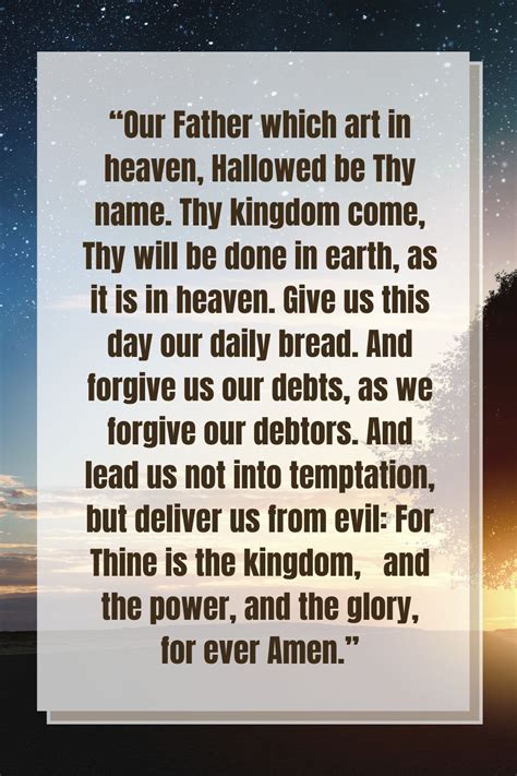 The Lord's Prayer - Verse by Verse Meaning