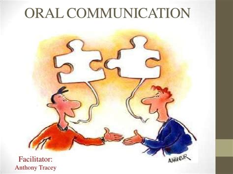 Oral communication