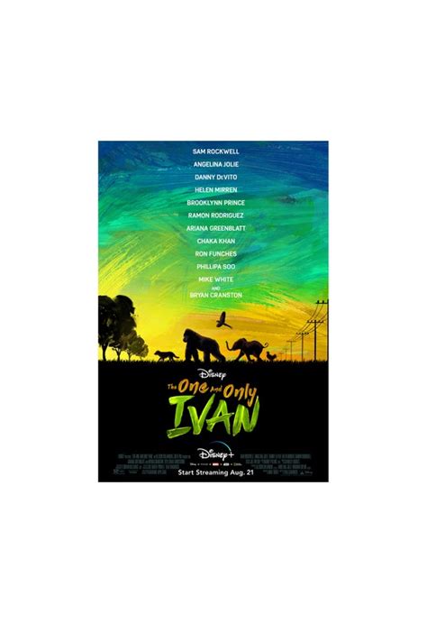 The One and Only Ivan Movie Poster Quality Glossy Print Photo | Etsy