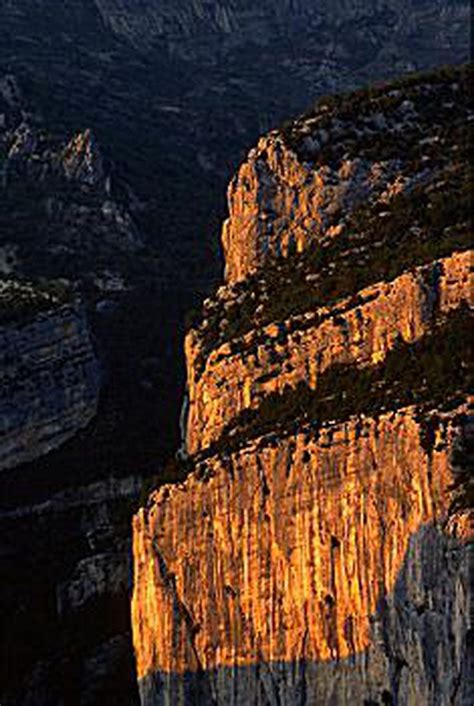 Rock Climbing at the Verdon Gorge in France