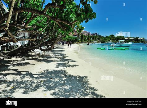 beautiful Beach on St joan Island Stock Photo - Alamy