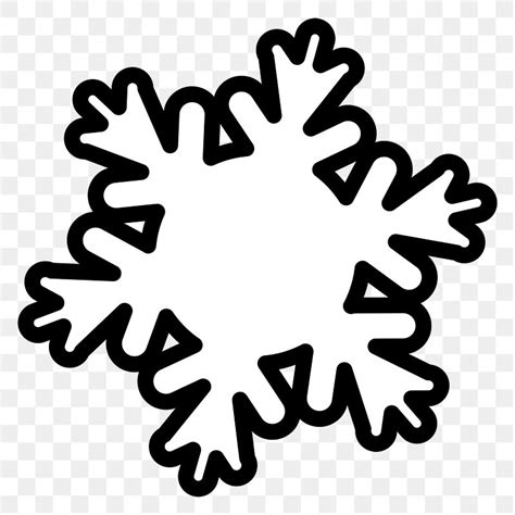 Snowflake Outline Png