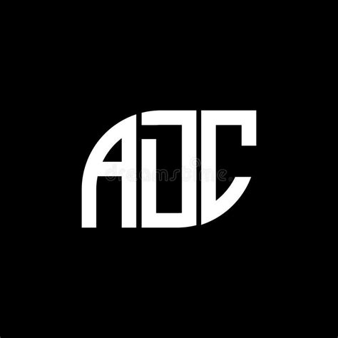 ADC Letter Logo Design on Black Background.ADC Creative Initials Letter ...