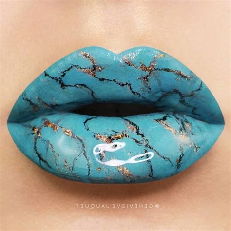 Trend Alert: Marbel Lippen stehen im Schwerpunkt - Beauty, DIY - ZENIDEEN | Lip art makeup, Lip ...