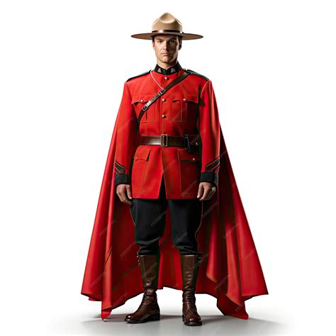 Premium Photo | Canadian Mountie in Red Serge Uniform