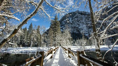 Winter Bridge Wallpapers - Top Free Winter Bridge Backgrounds - WallpaperAccess