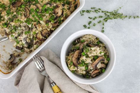 Creamy Low Carb Mushroom Cauliflower Risotto Recipe - FitLiving Eats by Carly Paige