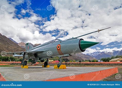 A MIG-21 Fighter Plane Used by India in Kargil War 1999 Operation Vijay ...