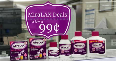 MiraLAX Deals at Kroger! Products as low as $0.99!! - Kroger Krazy