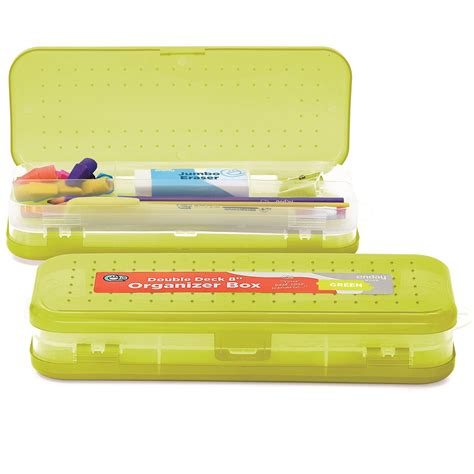 Enday 8" Bright Color Double Desk Organizer Box | Michaels