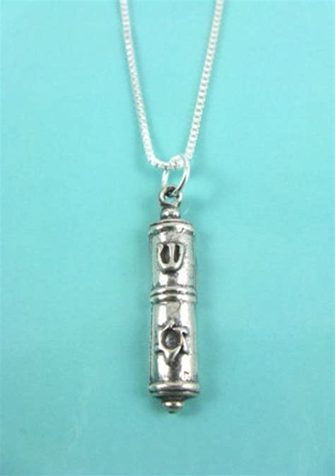 Sterling Silver Jewish Mezuzah Necklace