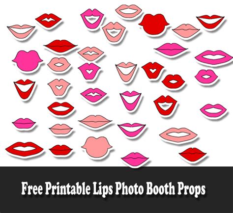 Lips Template Printable