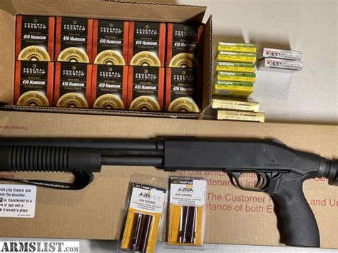 ARMSLIST - For Sale/Trade: WTT / WTS Mossberg Shockwave 410 w/ Brace and Ammo NIB