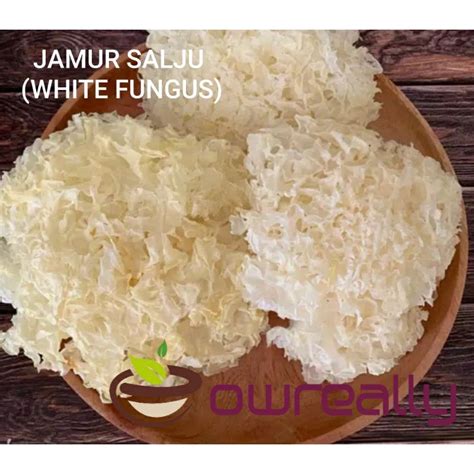 Jual jamur putih kering jamur salju 50gram | Shopee Indonesia