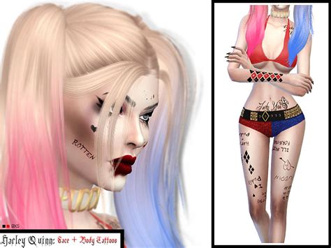 Harley Quinn Makeup Sims 4 - Mugeek Vidalondon