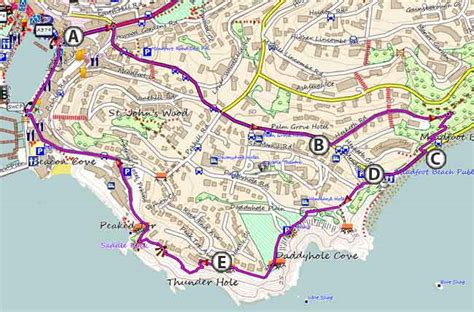 Maps of Torquay Walks Walks