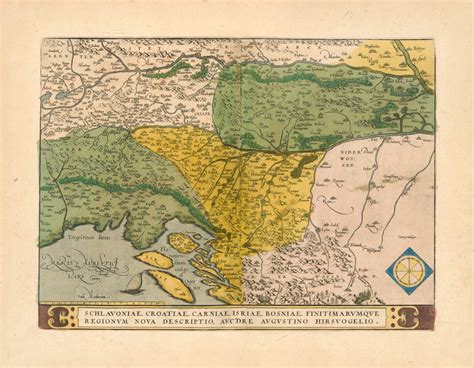 Ortelius Pl. 74 - Map of Slovenia & Croatia | Theatre of the World ...