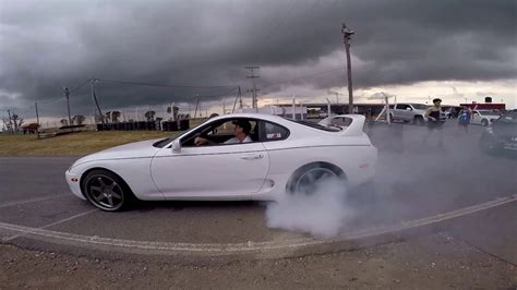 Toyota Supra Burnout - YouTube