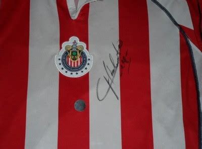 Chivas Home Retro jersey signed by Javier Chicharito Hernandez Mexico ...