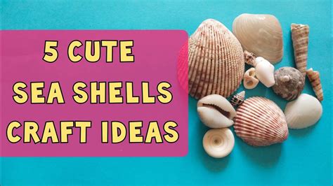 5 amazing shell craft ideas/sea shells crafts when you are bored /DIY ...